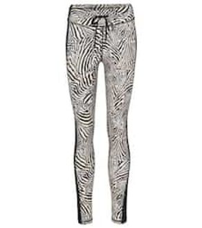 Yoga zebra-print leggings