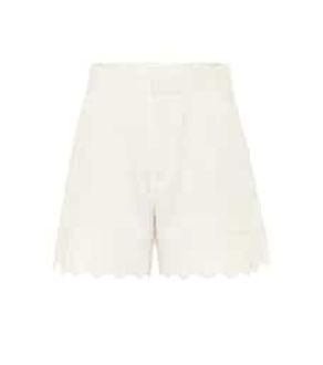 Quilted cotton jacquard shorts